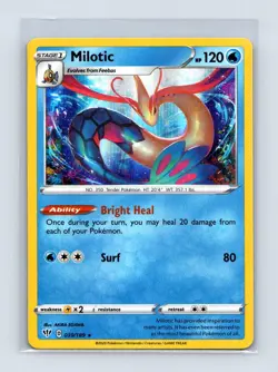 Milotic 039/189 Holo Rare Darkness Ablaze Pokemon Holo Lightly Played - Image 1