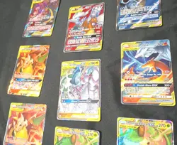 Pokemon Tag Team GX Lot - Charizard Reshiram Blastoise Pip Guzzlord Naga (+9) - Image 3