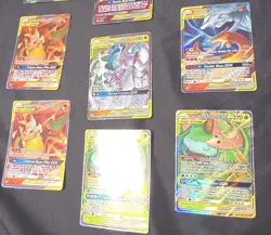 Pokemon Tag Team GX Lot - Charizard Reshiram Blastoise Pip Guzzlord Naga (+9) - Image 4