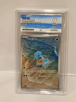 Pokemon 151 Squirtle Illustration Rare #170/165 ACE 9 - Image 1