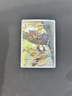 Pokemon TCG SV White Flare Liepard Illustration Card 137/086 Rare NM Condition - Image 1
