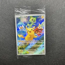 SEALED Pikachu 027 Sv: Scarlet & Violet Promo Cards Holo - Image 1