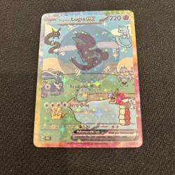 Pokemon Bubble Shadow Lugia Special Doujin Art Starry Holo Card - Image 1