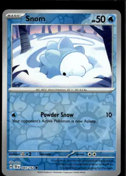 Pokemon Snom 045/162 Temporal Forces Reverse Holo Common 5 Card Lot - Image 1