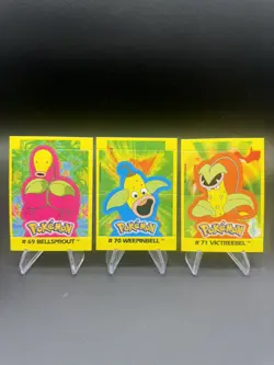 Pokemon Bellsprout Weepinbell Victreebell 2000 Navarrete Buildable Card Kanto - Image 1