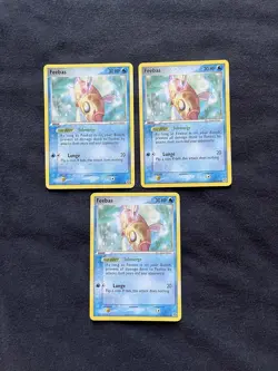 Pokemon EX Emerald 2005 Feebas 49/106 3 Card Lot - Image 1