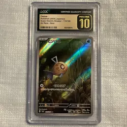 CGC 10 PRISTINE Feebas 110/106 2024 Pokemon Super Electric Breaker Art Rare Card - Image 1