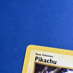 1999 Pokemon Base Set Shadowless Pikachu 58/102 LP Card - Image 2