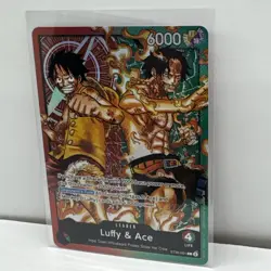 One Piece Card Game Luffy & Ace Leader ST30-001 - English - Image 4