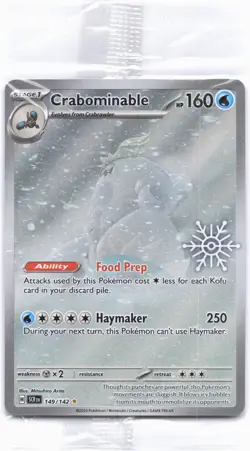 Miscellaneous Cards & Products #149/142 Crabominable Stamped SEALED - Image 1