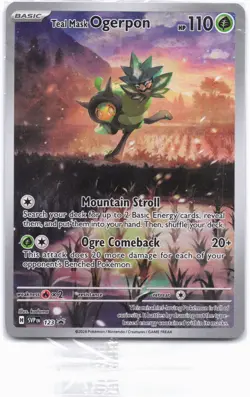 SV: Scarlet & Violet Promo Cards #123 Teal Mask Ogerpon SEALED - Image 1