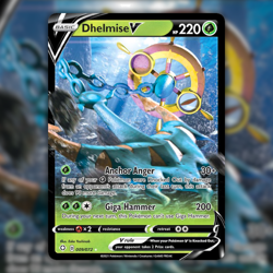 Dhelmise V 009/072 Ultra Rare (Shining Fates) NM Full Art Holo Pokemon Card - Image 1