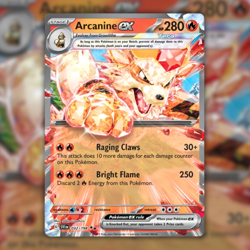 Arcanine EX 032/198 Double Rare (SV01: Scarlet & Violet) NM Holo Pokemon Card - Image 1