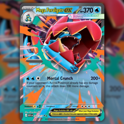 Mega Feraligatr EX 043/217 Double Rare (Ascended Heroes) NM Holo Pokemon Card - Image 1