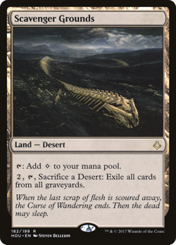 Scavenger Grounds #182 (LP) Hour of Devastation HOU Magic MTG - Image 1