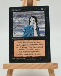 Dusternis Foreign Limited Magic Karte MTG Deutsch Limitiert (Gloom) - Image 1
