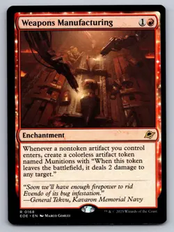 Weapons Manufacturing 168 Rare Edge of Eternities Magic: The Gathering Near Mint - Image 1