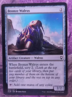 Bronze Walrus 302 Commander Legends: Baldur's Gate Magic: The Gathering LP - Image 1
