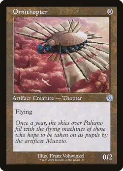 Ornithopter Foil The Brothers' War Retro Artifacts 37 NM MTG - Image 1