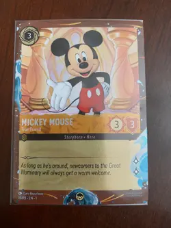 Disney Lorcana Mickey Mouse True Friend Promo Card - RARE 2025 DVC Member Cruise - Image 1
