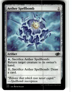 Aether Spellbomb Jumpstart MTG NM Regular - Image 1