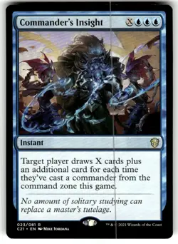 Commander's Insight Commander 2021 Regular MTG NM - Image 1