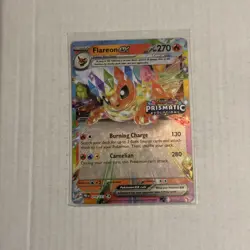 Flareon Ex 14/131 Stamped Pokemon Prismatic Evolutions Promo. Pk001947 - Image 1