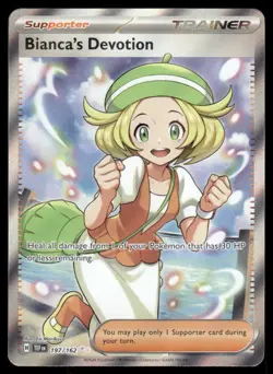 Bianca's Devotion 197/162 Ultra Rare Temporal Forces Pokemon Holo Near Mint - Image 1