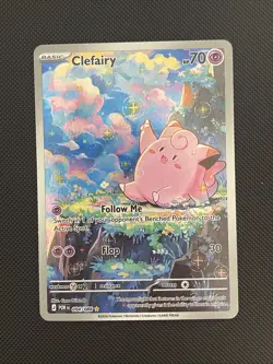 Pokemon TCG Clefairy Illustration Rare 094/88 Perfect Order C - Image 1