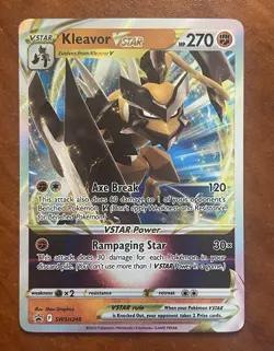 Pokemon-Kleavor VSTAR-SWSH Sword & Shield Promo-SWSH249-Holo-ENG-NM - Image 1
