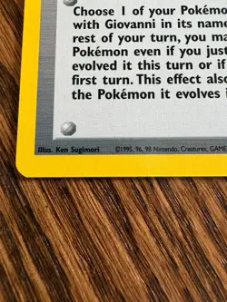 Pokemon Giovanni Gym Challenge Holo Rare 18/132 - Image 5
