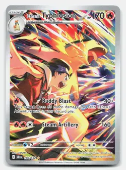 Ethan's Typhlosion 190/182 Illustration Rare Destined Rivals Pokemon Near Mint - Image 1