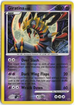 Giratina 10/127 Holo Rare Platinum Pokemon Reverse Holo LP - Image 1