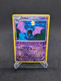 Pokemon TCG Golbat BW Plasma Storm Reverse Holo 54/135 Uncommon LP - Image 1