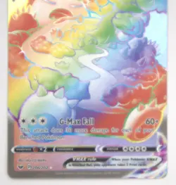 Snorlax VMAX 206/202 Rainbow Secret Rare Pokemon Sword & Shield Full Art Read Co - Image 4