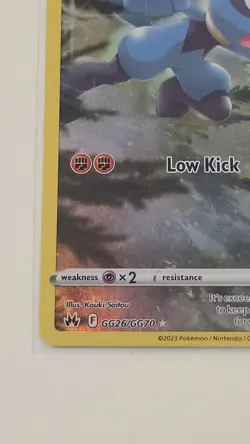 Pokemon TCG Riolu GG26/GG70 Crown Zenith Galarian Gallery Holo - Image 3