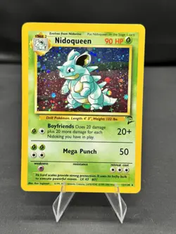 Nidoqueen 12/130 Holo Rare Base Set 2 Pokemon Lightly Played - Image 1