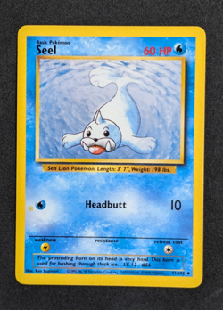 Seel - Base Set Unlimited 41/102 - Pokemon TCG (WoTC) - Ink Printer Hickey - NM - Image 2