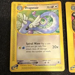 Pokemon TCG Expedition Base Set Lot 2 Dragonair 75/165 & Golem 49/165 - Image 2