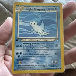 Pokemon Card - Light Dewgong 1st Edition Neo Destiny 45/105 Uncommon - Image 1