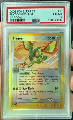 2003 pokemon ex flygon-rev .foil #15 15/97 Dragon - Image 1