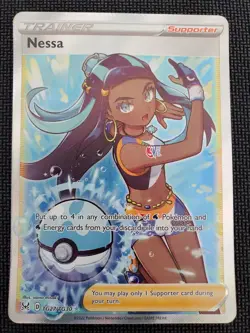 Pokemon Nessa Trainer Gallery Lost Origin TG27/TG30 NM - Image 1
