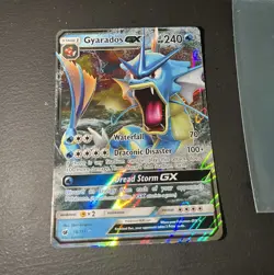 Pokemon TCG Gyarados GX Holo Sm-Crimson Invasion Ultra Rare 18/111 240 HP Eng - Image 1
