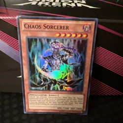 Yu-Gi-Oh Chaos Sorcerer LCYW-EN248 Super Rare LP Holo - Image 1