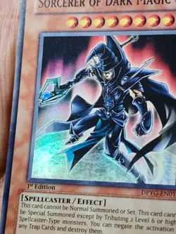 Sorcerer of Dark Magic DPYG-EN010 Super Rare 1st LP - Image 2