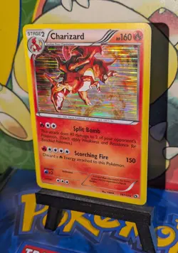 Pokemon Charizard 19/113 Legendary Treasures Holo Card Rare - Image 1