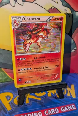 Pokemon Charizard 19/113 Legendary Treasures Holo Card Rare - Image 2