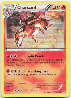 Pokemon TCG Charizard Legendary Treasures Holo Rare 19/113 Holo - Image 1