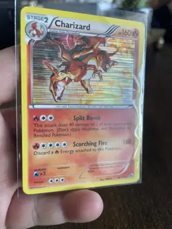 Charizard 19/113 Holo Rare Legendary Treasures Pokemon Card - Image 2