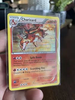 Charizard 19/113 Holo Rare Legendary Treasures Pokemon Card - Image 4